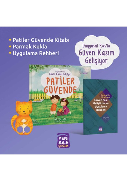 Patiler Güvende Terapötik Etkinlik Seti + Kitap Söyleşi ve Özel Etkinlik Programı (Duygusal Kas Metoduyla Hazırlanmıştır) Klinik Psikolog Gökçe GÜL