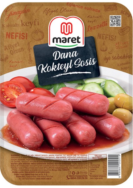 Dana Kokteyl Sosis 250 gr