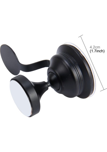 360 Derece Dönebilen Araba Cep Telefonu Şarj Eden Tutucu 3.5 - 5.5 Inç iPhone Için (Yurt Dışından)