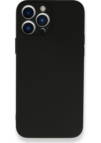 Apple iPhone 13 Pro Max Uyumlu Nano Silikon Kılıf - Siyah