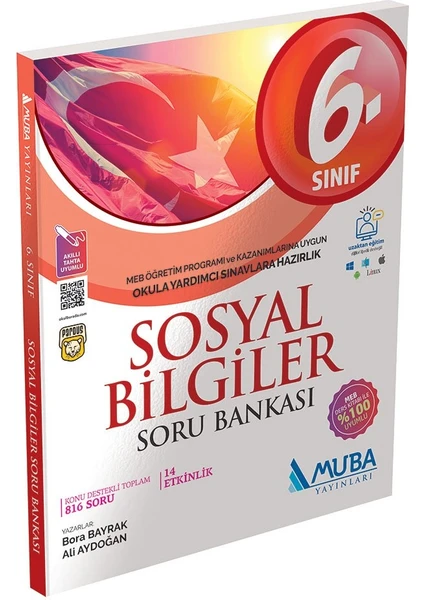 Muba Yayınları 6. Sınıf Sosyal Bilgiler Soru Bankası