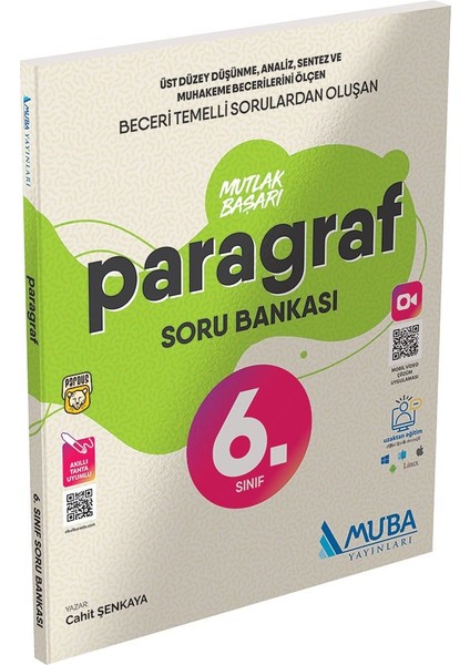 Muba Yayınları Mutlak Başarı 6. Sınıf Paragraf Soru Bankası