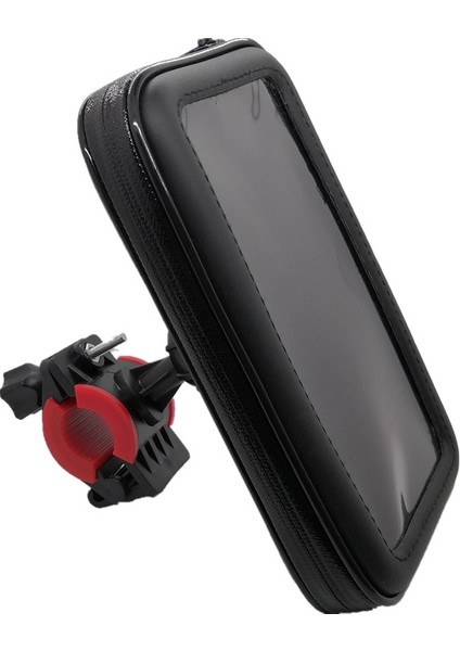 Motosiklet-Bisiklet Su Geçirmez Cep Telefonu Braketi 5.5 Inç-Siyah (Yurt Dışından)