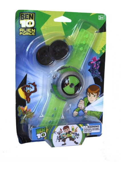 Ben 10 Projektörlü Saat Ben Ten Duvara Yansıtmalı Diskli Akıllı Saat modelleri