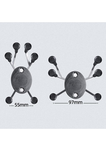 X-Tipi Altı-Pençe Metal Motosiklet Cep Telefonu Tutucu (Yurt Dışından) fiyatları