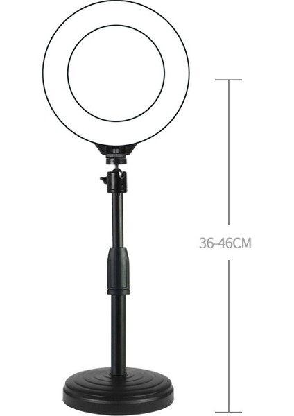 Lx-03 Telefon Canlı Destek 16CM Dolgu Işığı - Siyah (Yurt Dışından)