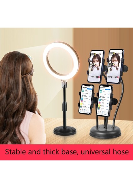 Lx-03 Telefon Canlı Destek 16CM Dolgu Işığı - Siyah (Yurt Dışından)