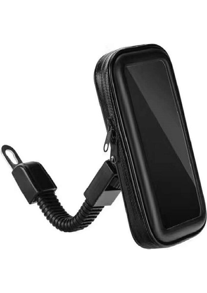 Motosiklet-Bisiklet Su Geçirmez Cep Telefonu Braketi 6.3 Inç-Siyah (Yurt Dışından) fırsatları