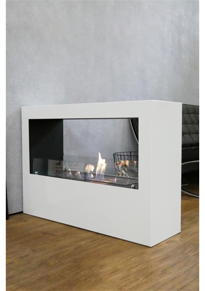 Tesoro Beyaz Bacasız Şömine