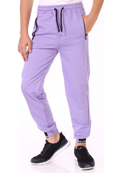 Toontoy Kız Çocuk Cepli Jogger Eşofman Alt