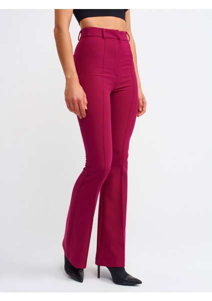 7962 Ispanyol Paça Pantolon-Magenta fiyatları
