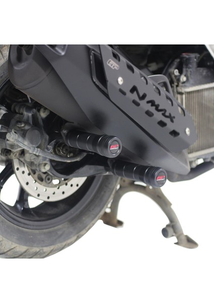 Yamaha NMAX 125 / 155 2015-2024 Uyumlu Egzoz Koruma Takozu Siyah