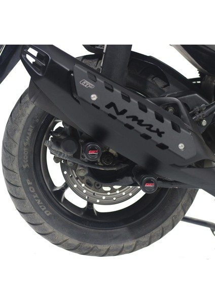 Yamaha NMAX 125 / 155 2015-2024 Uyumlu Egzoz Koruma Takozu Siyah