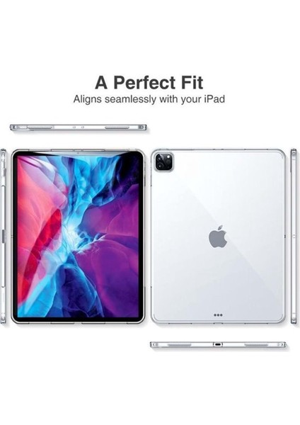 iPad Pro 11 2020 Kılıf Rebound Soft Shell, Şeffaf