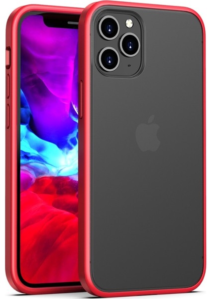 Elit Enigma Apple iPhone 12 - 12 Pro Full Kırmızı Kapak