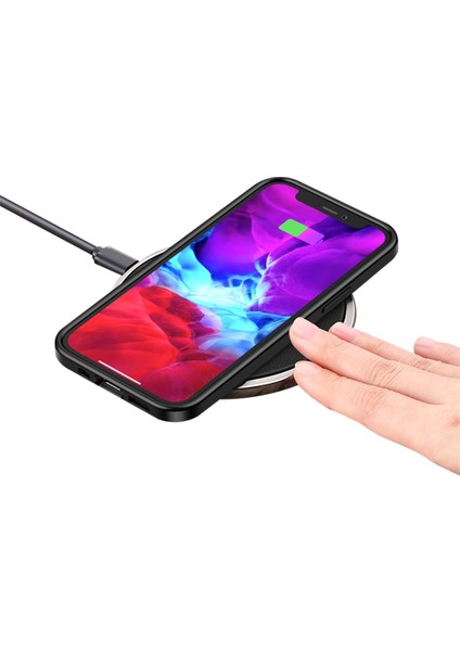 Elit Enigma Apple iPhone 12 - 12 Pro Full Kırmızı Kapak