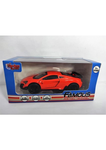 Vardem 388-B Mclaren Benzeri Turuncu Çek Bırak Araba