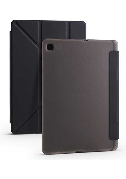 Samsung Galaxy Tab S6 Lite P610 Arka ve Ön Kılıf Canpay-Pen Standlı ve Kalem Bölmeli