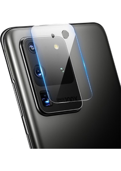 Samsung Galaxy S20 Ultra Kamera Lens Koruyucu Esnek Kırılmaz Ince Nano Cam Filmi
