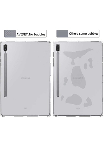 Samsung Galaxy Tab S7 Plus T970 Tablet Kılıf Transparent Soft Clear Yumuşak Case