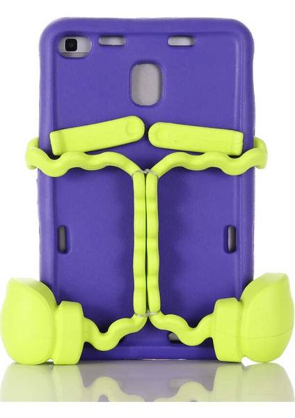 Samsung Galaxy Tab A 8.0 (2019) T290 Ultra Koruma Masada Duran Standlı Çocuk Tablet Kılıfı