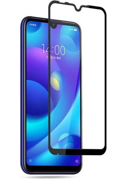 Xiaomi Mi A3 Ekran Koruyucu Full Tam Kaplayan Kavisli Tempered Cam
