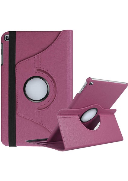 Samsung Galaxy Tab S6 Lite P610 Kılıf 360 Derece Dönen Standlı Pu-Deri New Case