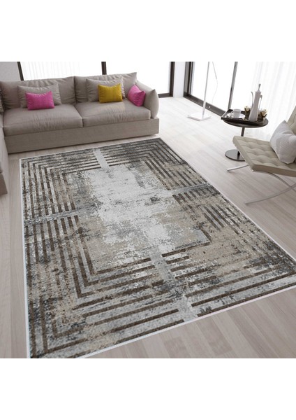 Dijital Baskı Yıkanabilir Kaymaz Taban Salon Halısı RVG1550-SD295