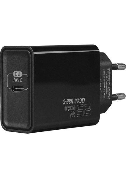 SL-EC66 25W Pd3.0 Super Fast Charge Qc4.0 Type Usb-C  Apple iPhone Uyumlu Hızlı Şarj Adaptörü