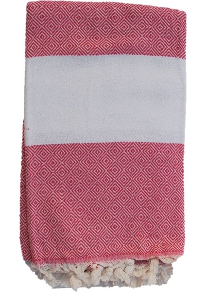 Peştemal Banyo Havlusu , Plaj Havlusu Cotton 100 x 180 cm Çift Yüz Diomand /balıkçı Sırtı Desenli