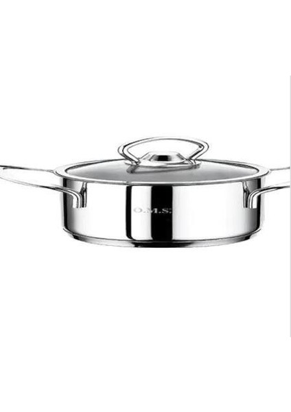 2008-14 - 14 x 5 cm Çelik Mini Basık Tencere Cam Kapaklı fiyatları