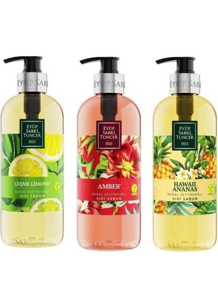 Sıvı Sabun Çeşme Limonu,amber,hawai Ananas