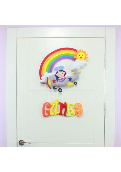 Güneş Isimli Uçak Bedek Odası Kapı Süsü fiyatları