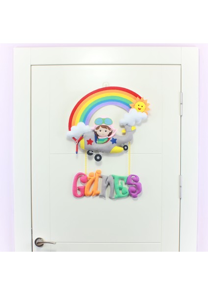 Güneş Isimli Uçak Bedek Odası Kapı Süsü fiyatları