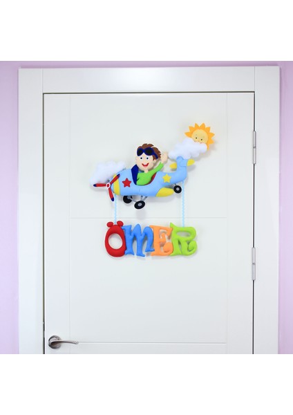 Ömer Isimli Uçak Bedek Odası Kapı Süsü