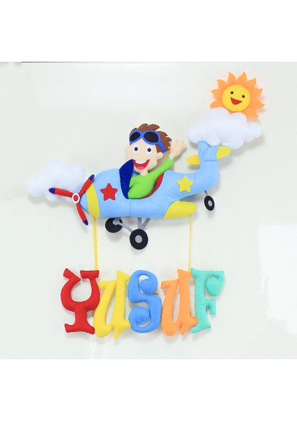Yusuf Isimli Uçak Bedek Odası Kapı Süsü