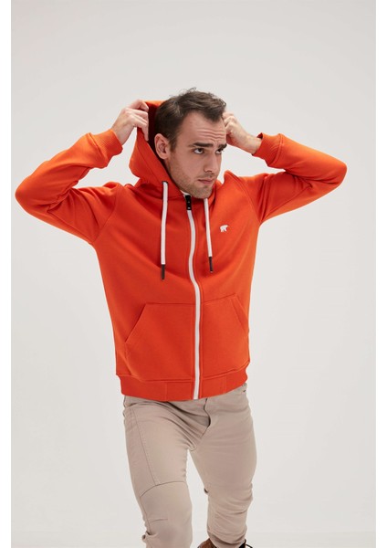 Even Full-Zıp Orange