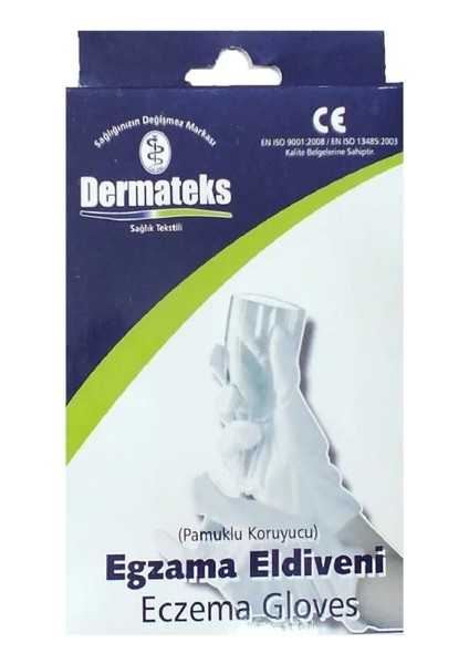 Pamuklu Koruyucu Egzama Eldiveni