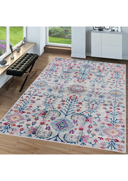 Dijital Baskı Yıkanabilir Kaymaz Taban Salon Halısı RVG1558-HT755