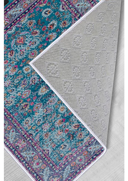 Dijital Baskı Yıkanabilir Kaymaz Taban Salon Halısı RVG1559-HT757