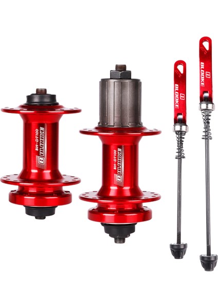 Mtb Disk Fren Hub Set Hızlı Yayın 32 Delik Kırmızı Set (Yurt Dışından)