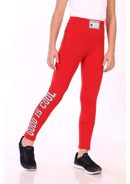 Toontoy Kız Çocuk Baskılı Tayt