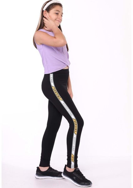 Toontoy Kız Çocuk Baskılı Tayt