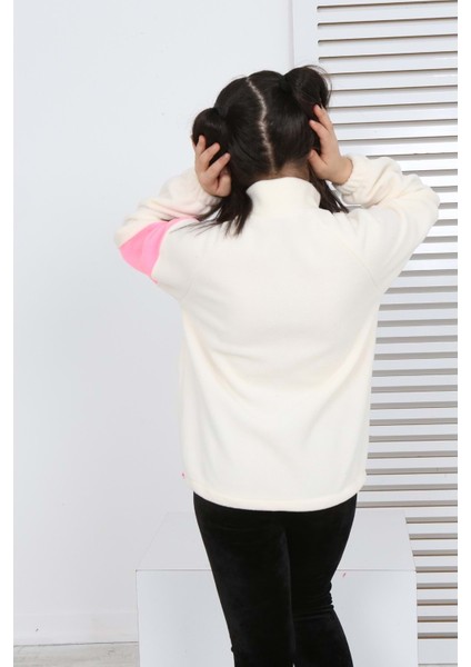 Toontoy Kız Çocuk Blok Renkli Polar Hırka fırsatları