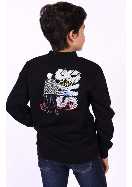 Toontoy Erkek Çocuk Kanguru Cepli Baskılı Sweatshirt fiyatları