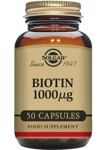 Biotin 1000 Mcg 50 Kapsül