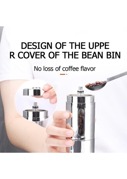 Gümüş Kahve Mini Paslanmaz Çelik Öğütücüler (Yurt Dışından) indirimleri