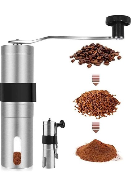 Manuel Kahve Öğütücü Ayarlanabilir Burr Kahve (Yurt Dışından) indirimleri