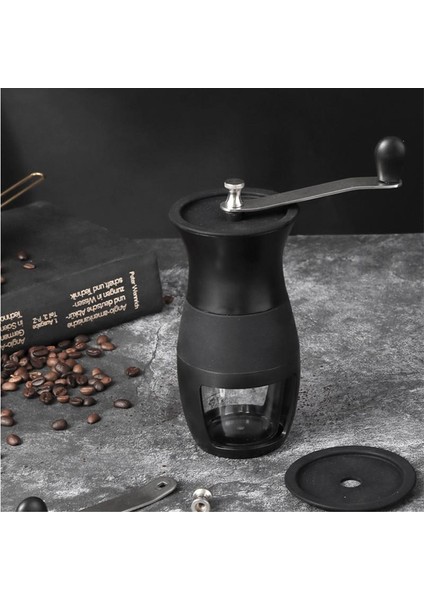 2021 Yeni Taşınabilir Manuel Kahve DEĞIRMENI-8X5.9X18 cm (Yurt Dışından) fırsatları