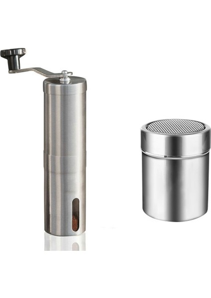 Gümüş Kahve Öğütücü Mini Ayarlanabilir Taşlama (Yurt Dışından)